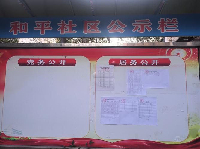政策公告栏公示